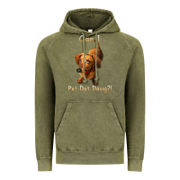 Can I Pet Dat Dawg Funny Dog Dachshund Lover Doxie Gift T Shirt Vintage Hoodie | Teevron