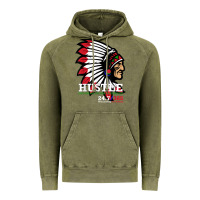 Vintage Olive hustle 247 gang clothing native american men gift t shirt t shirt Vintage Hoodie - linhVisuals