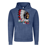 Vintage Denim hustle 247 gang clothing native american men gift t shirt t shirt Vintage Hoodie - linhVisuals