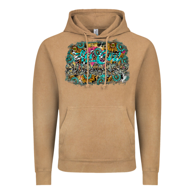 Hot Mom Summer Vintage Hoodie by CowhideDigitalArt | Teevron