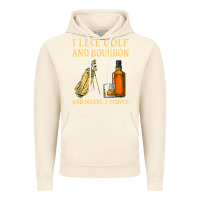 Vintage Artic i like golf and bourbon and maybe 3 people t shirt Vintage Hoodie - linhVisuals