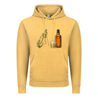Vintage Mustard i like golf and bourbon and maybe 3 people t shirt Vintage Hoodie - linhVisuals
