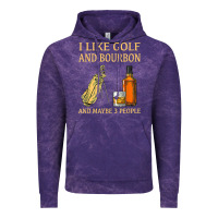 Cloud Purple i like golf and bourbon and maybe 3 people t shirt Vintage Hoodie - linhVisuals
