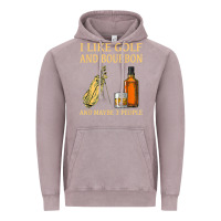 Vintage Zinc i like golf and bourbon and maybe 3 people t shirt Vintage Hoodie - linhVisuals