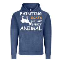 Vintage Denim fainting goats are my spirit animal t shirt Vintage Hoodie - linhVisuals