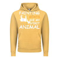 Vintage Mustard fainting goats are my spirit animal t shirt Vintage Hoodie - linhVisuals