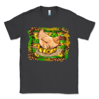 Smoke st patricks day farm chicken gold eggs leopard serape glitter Classic Tee - Artiststas