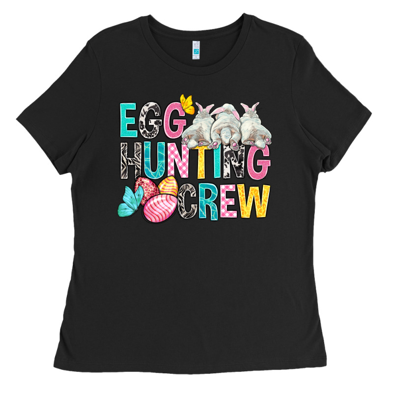 Egg Hunting Crew Easter Day Ladies Tee by BundleAndBundleShop | Teevron