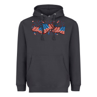 Smoke fourth of july american flag Heavyweight Hoodie - RanaPortraitStore