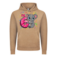 Vintage Coffee kids 6th birthday shirt for girls koala bear 6 years old t shirt Vintage Hoodie - linhVisuals