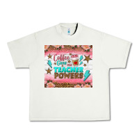 Pistachio coffee gives me teacher powers tumbler Urban Heavy Tee - BundleAndBundleShop