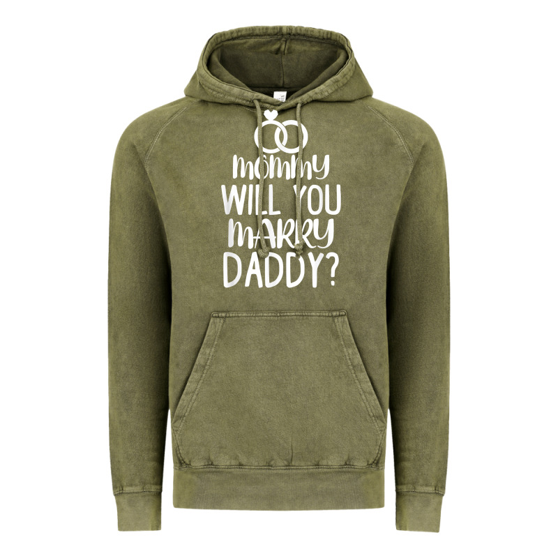 Kids Mommy Will You Marry My Daddy Funny Marriage Proposal T Shirt Vintage Hoodie by linhVisuals | Teevron