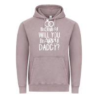 Vintage Zinc kids mommy will you marry my daddy funny marriage proposal t shirt Vintage Hoodie - linhVisuals