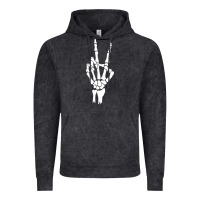 Vintage Black skeleton peace Vintage Hoodie - linhVisuals