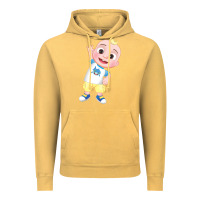 Vintage Mustard jj cocomelon babyshark Vintage Hoodie - linhVisuals