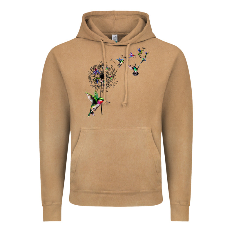 Bird Hummingbird Dandelion Flowers Shirt For Women Men T Shirt Vintage Hoodie by linhVisuals | Teevron