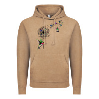 Vintage Coffee bird hummingbird dandelion flowers shirt for women men t shirt Vintage Hoodie - linhVisuals