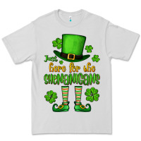 Dove Grey Just here for the shenanigans St. Patrick's Premium Tee - OliviaCreatesArt