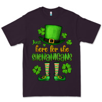 Plum Just here for the shenanigans St. Patrick's Premium Tee - OliviaCreatesArt