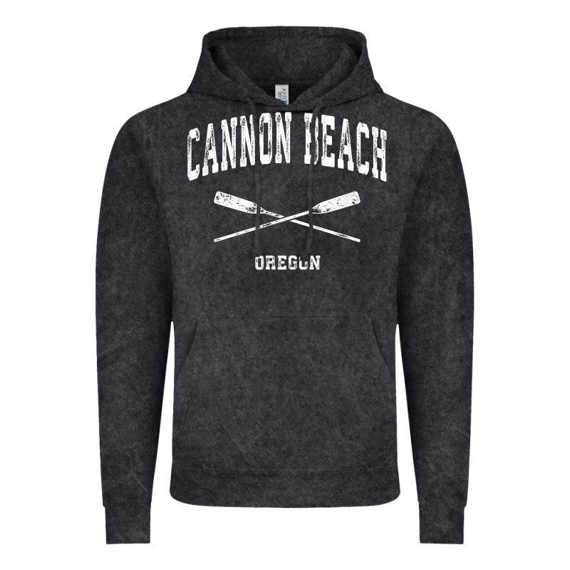 Cannon Beach Oregon Vintage Nautical Crossed Oars T Shirt Vintage Hoodie by linhVisuals | Teevron
