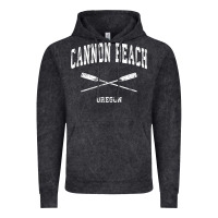 Vintage Black cannon beach oregon vintage nautical crossed oars t shirt Vintage Hoodie - linhVisuals