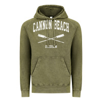 Vintage Olive cannon beach oregon vintage nautical crossed oars t shirt Vintage Hoodie - linhVisuals