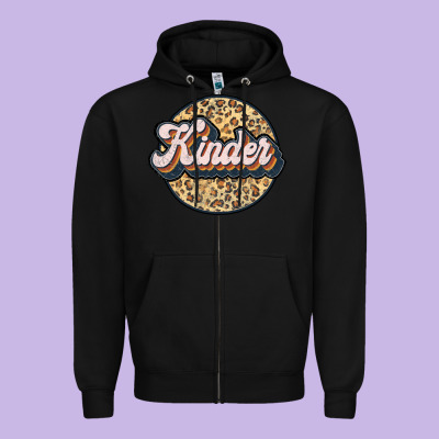 Kinder Zipper Hoodie Designed By Jahusdesignshop
