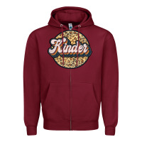 Burgundy kinder Zipper Hoodie - JahusDesignShop