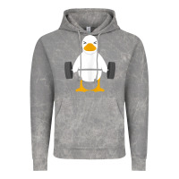 Cloud Rock duck deadlift design   weight lifting gym workout tank top Vintage Hoodie - linhVisuals