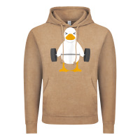 Vintage Coffee duck deadlift design   weight lifting gym workout tank top Vintage Hoodie - linhVisuals