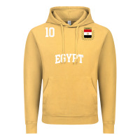Vintage Mustard egypt team sports number 10 soccer egyptian flag t shirt Vintage Hoodie - linhVisuals