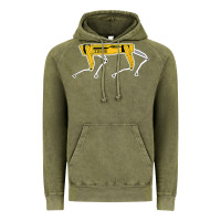 Vintage Olive dynamics robot dog spot for boston militaries t shirt Vintage Hoodie - linhVisuals