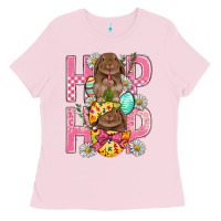 Bubblegum Pink Hip Hop Easter Ladies Tee - BundleAndBundleShop