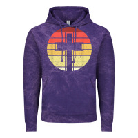 Cloud Purple jesus cross retro style vintage t shirt Vintage Hoodie - linhVisuals