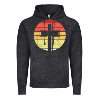 Vintage Black jesus cross retro style vintage t shirt Vintage Hoodie - linhVisuals