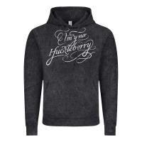 Vintage Black i'm your huckleberry tank top Vintage Hoodie - linhVisuals