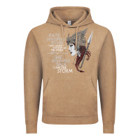 Vintage Coffee fate whispers to her you cannot withstand the storm t shirt Vintage Hoodie - linhVisuals