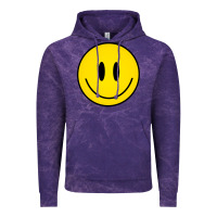 Cloud Purple retro happy vibe smiley face happy face graphic sweatshirt Vintage Hoodie - linhVisuals