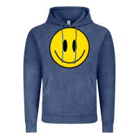 Vintage Denim retro happy vibe smiley face happy face graphic sweatshirt Vintage Hoodie - linhVisuals