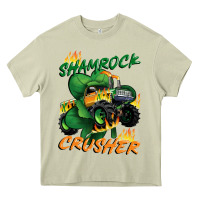 Mossy Shamrock crusher St. Patrick's Day Heavy Core Tee - CowGirlArtShop