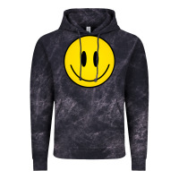 Cloud Black retro happy vibe smiley face happy face graphic sweatshirt Vintage Hoodie - linhVisuals