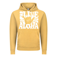 Vintage Mustard vintage live aloha state hawaiian islands shaka hawaii maui pullover h Vintage Hoodie - linhVisuals