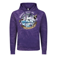 Cloud Purple funny women want me, fish fishing fear t shirt Vintage Hoodie - linhVisuals
