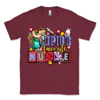Burgundy cupids favorite nurse olivia Classic Tee - OliviaCreatesArt