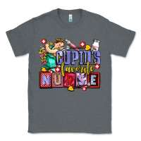 Charcoal Heather cupids favorite nurse olivia Classic Tee - OliviaCreatesArt