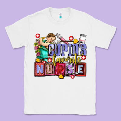 Cupids Favorite Nurse Olivia Classic Tee Designed By Oliviacreatesart