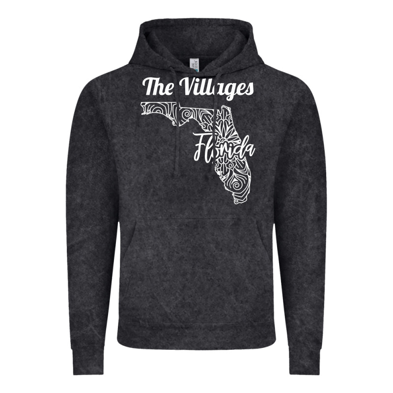 The Villages Fl   Florida City Mandala T Shirt Vintage Hoodie by linhVisuals | Teevron