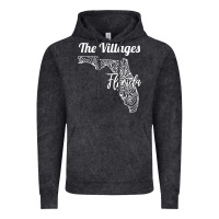 Vintage Black the villages fl   florida city mandala t shirt Vintage Hoodie - linhVisuals