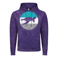 Cloud Purple sea turtle retro gift for men or boys t shirt Vintage Hoodie - linhVisuals