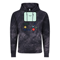 Cloud Black bmo   adventure time Vintage Hoodie - linhVisuals
